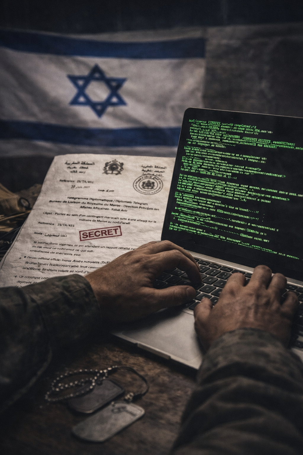 مزاعم تسريبات عن وجود عسكري مغربي في إسرائيل