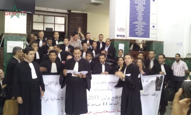 حين يُضرب المحامون… فاعلم أن العدالة في خطر